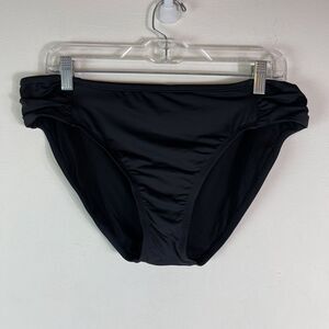 Tommy Bahama NWOT Women's Black Mid Rise Bikini Bottom Size 2X